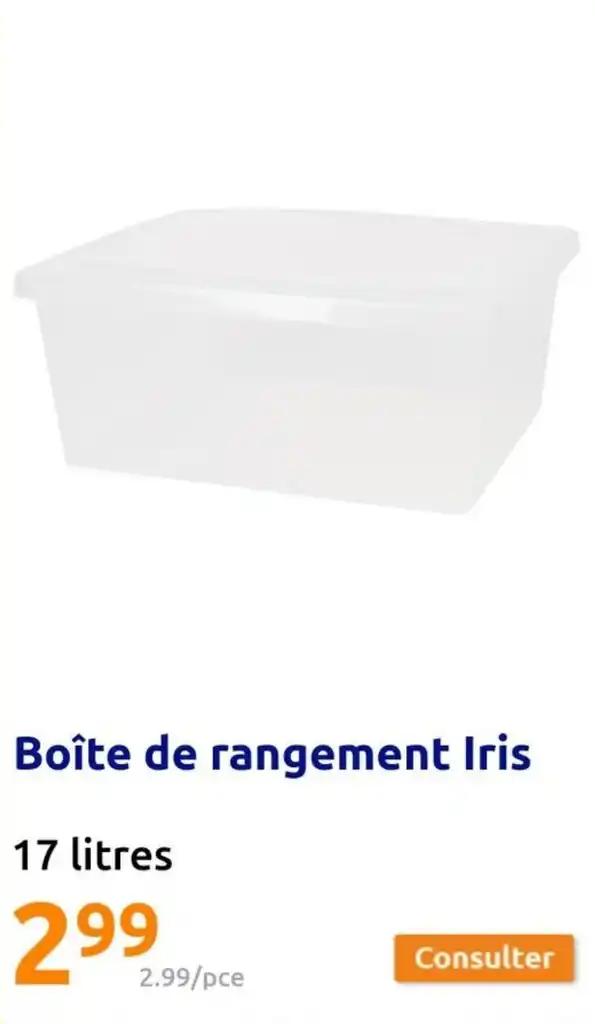 Boîte de rangement Iris