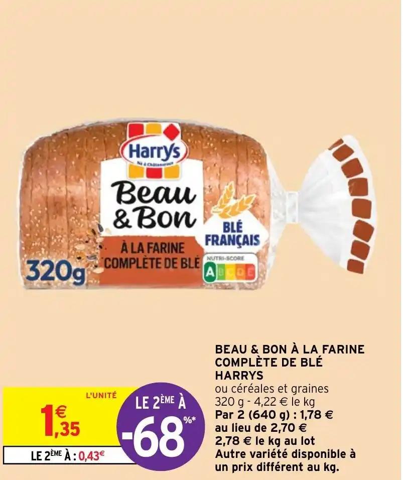 BEAU & BON À LA FARINE COMPLÈTE DE BLÉ HARRYS