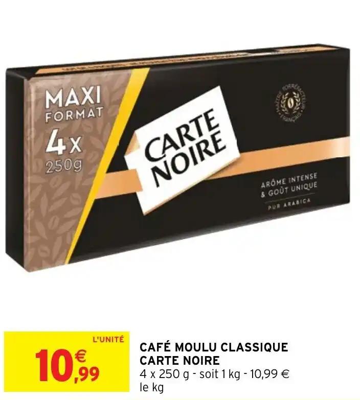 CAFÉ MOULU CLASSIQUE CARTE NOIRE