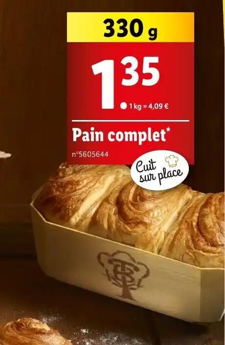 Pain complet