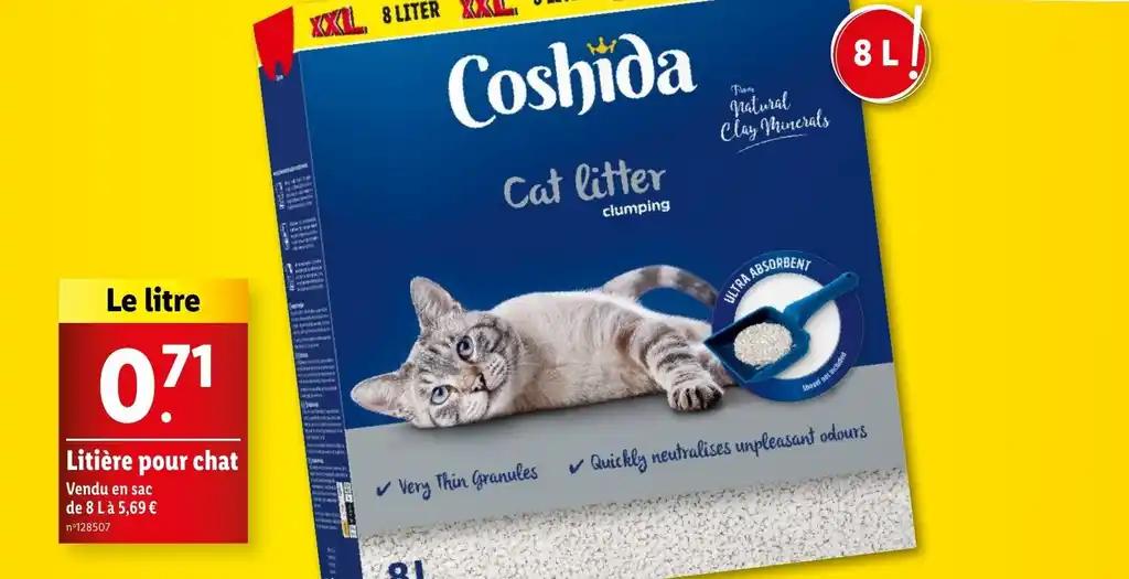 Litière pour chat