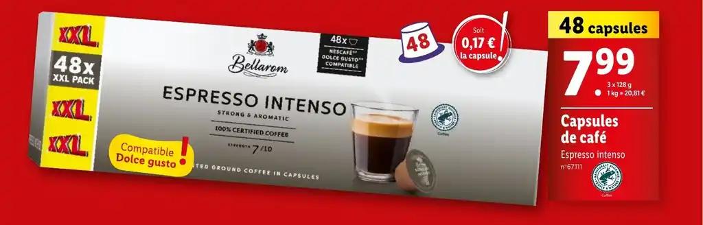 Capsules de café