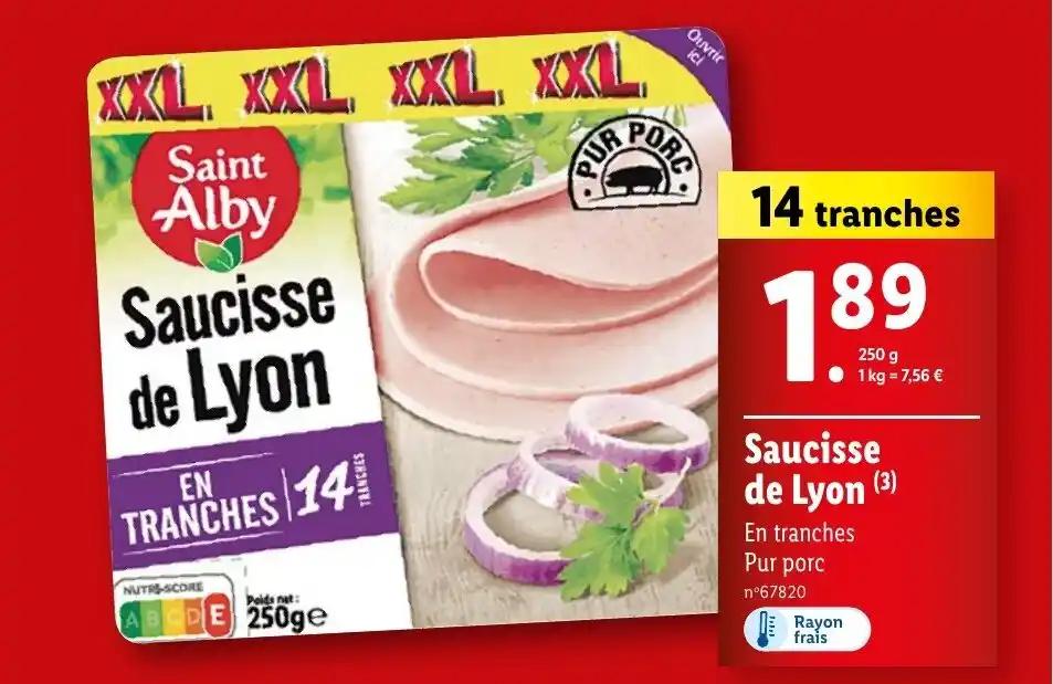 Saucisse de Lyon