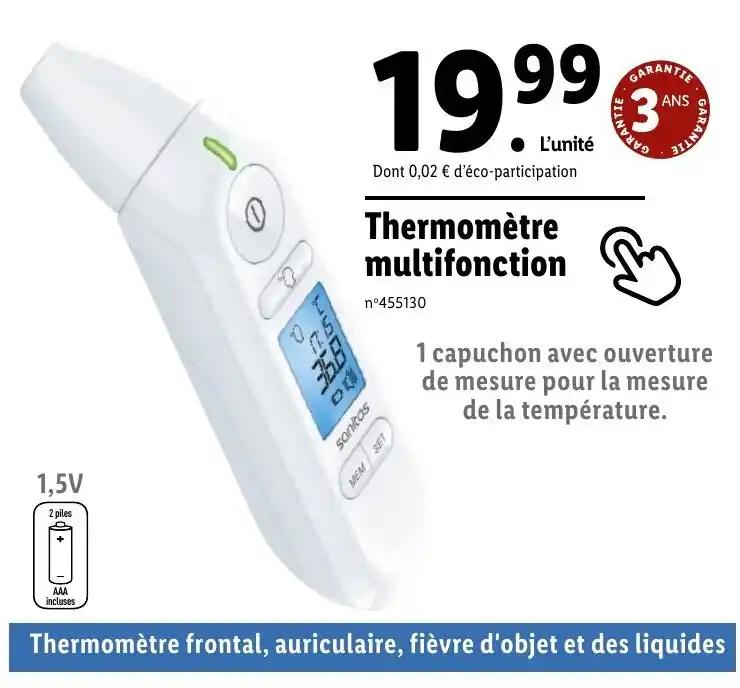 Promotion Exclusives de Thermometre multifonction : Découvrez l'Offre incontournable