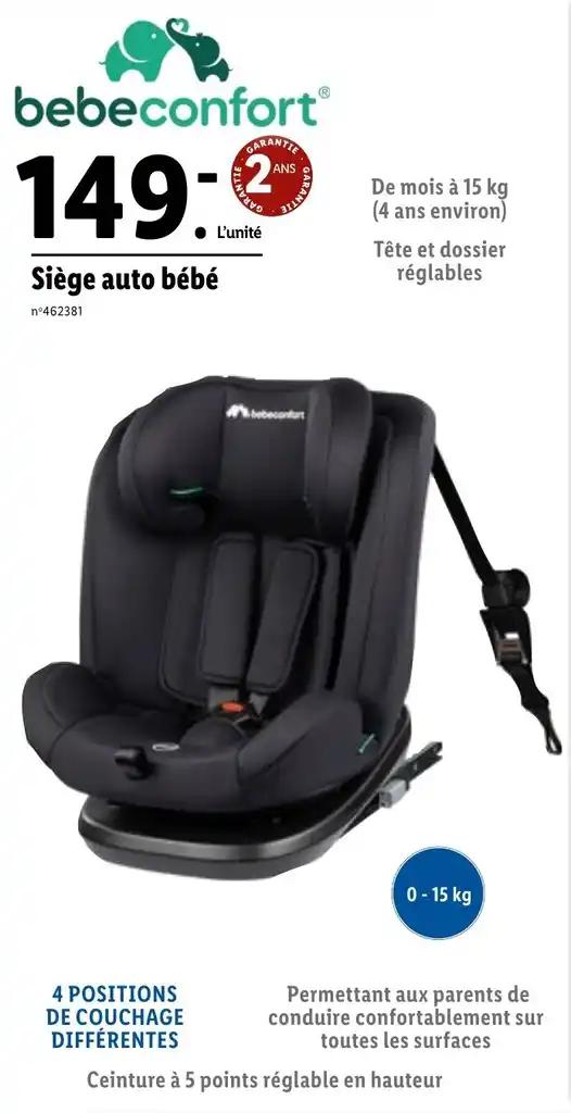 Siège auto bébé