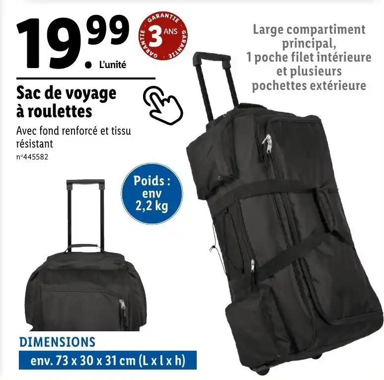 Sac de voyage à roulettes