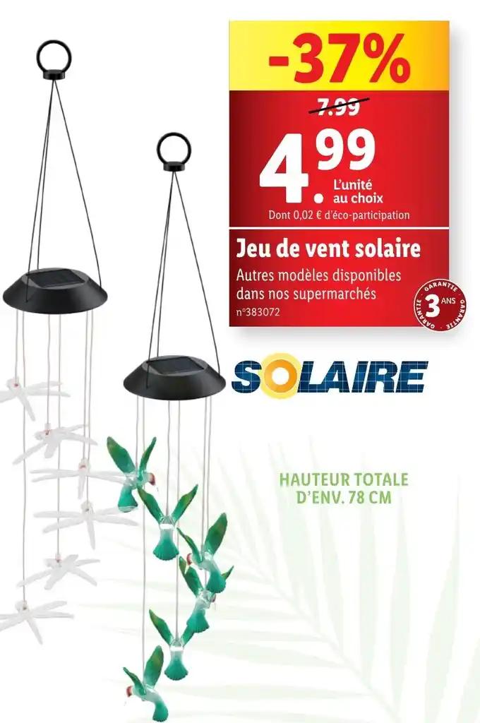 Jeu de vent solaire