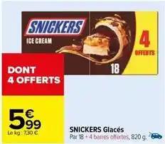 Snickers - glacés