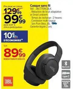 Jbl - casque sans fil