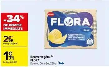 Flora - beurre végétal