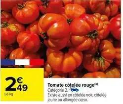Tomate côtelée rouge