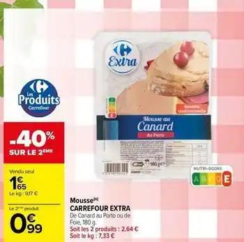 Carrefour - mousse