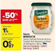 Bénédicta - sauce