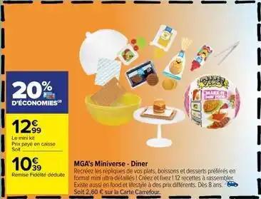 Mga's miniverse - diner