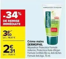 Dermophil - crème mains