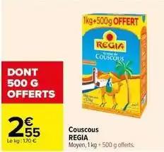 Regia - couscous