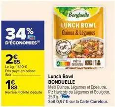 Bonduelle - lunch bowl