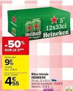Heineken - bière blonde