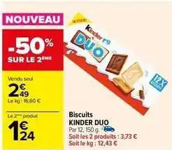Kinder - biscuits duo