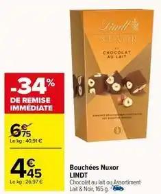 Lindt - bouchées nuxor
