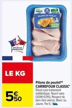 Carrefour - pilons de poulet classic'