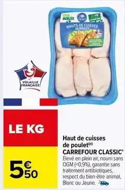 Carrefour - haut de cuisses de poulet classic'