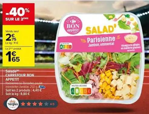 Carrefour - salade bon appetit