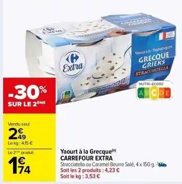 Carrefour - yaourt à la grecque extra