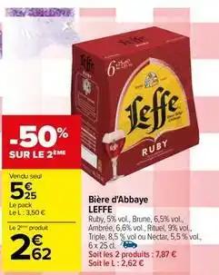 Leffe - bière d'abbaye