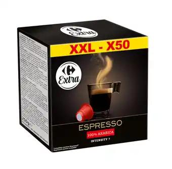 CARREFOUR EXTRA Capsules de café Format XXL