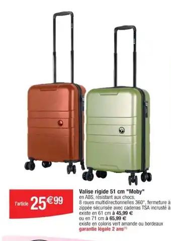 Valise rigide 51 cm "Moby"