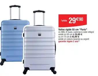Valise rigide 55 cm "Paris"