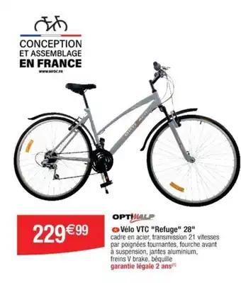 Vélo VTC "Refuge" 28"