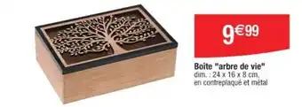 Boîte "arbre de vie"