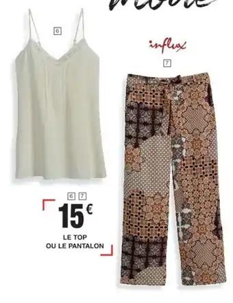 TOP OU LE PANTALON