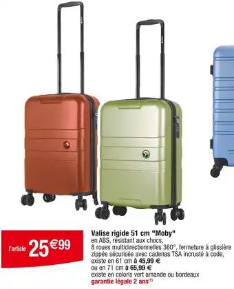 Valise rigide 51 cm Moby