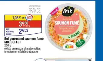 MIX BUFFET Bol gourmand saumon fumé