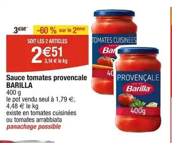 BARILLA Sauce tomates provencale