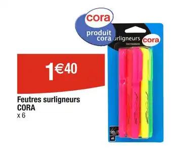 CORA Feutres surligneurs