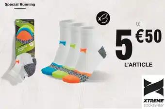 XTREME sockwear SOCQUETTES DE RUNNING