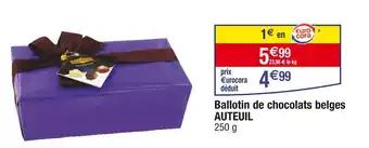 AUTEUIL Ballotin de chocolats belges