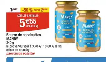 MANDY Beurre de cacahuètes