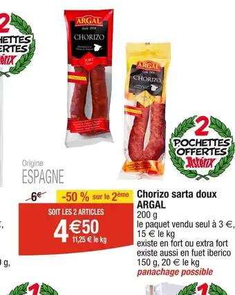 ARGAL Chorizo sarta doux