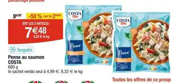 COSTA Penne au saumon