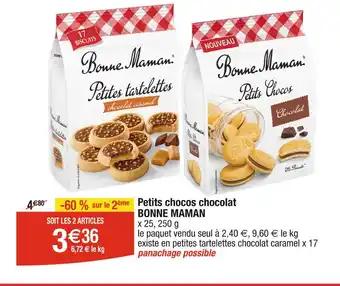 BONNE MAMAN Petits chocos chocolat