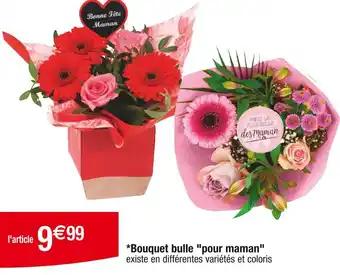 Pour maman Bouquet bulle