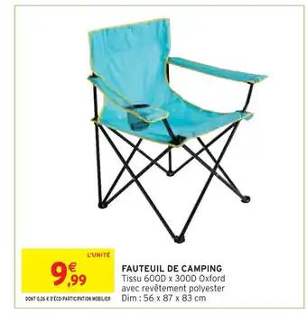 FAUTEUIL DE CAMPING