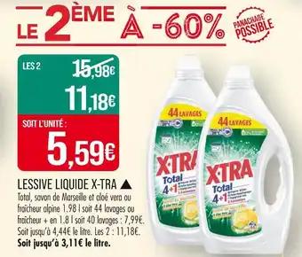 X-TRA LESSIVE LIQUIDE ▲