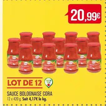 CORA SAUCE BOLOGNAISE