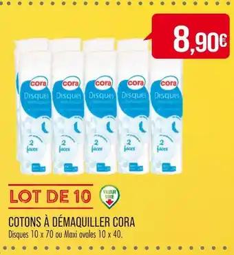 CORA COTONS À DÉMAQUILLER